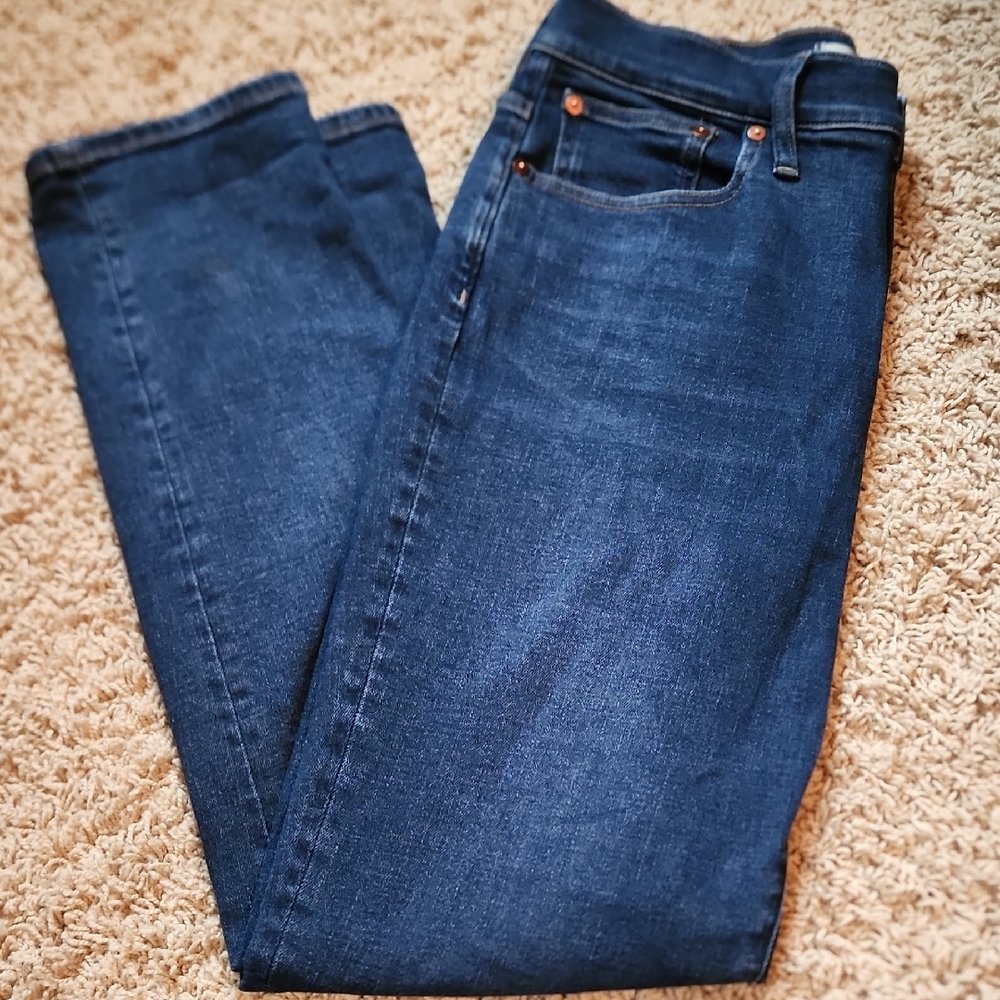 Madewell Dark Blue Slim High Waisted Jeans Womans Size 29